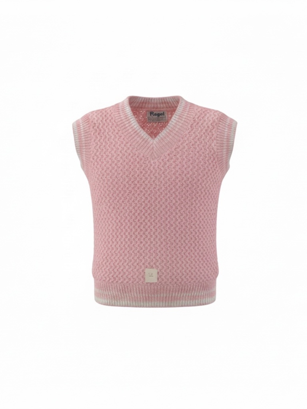 Royal Pink 100% Acrylic Children's Short Sleeve Sweater Size 1-2